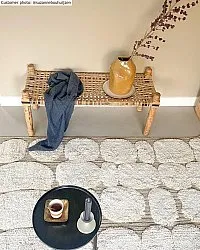 Hoogpolig vloerkleed - Fondi (beige)