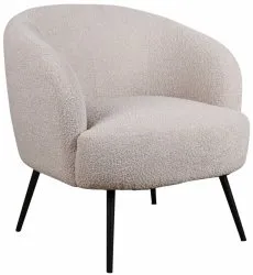 Fauteuil - Capri (beige/bouclé)
