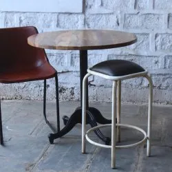 Eettafel - Långholmen - 80 cm round (vintage)