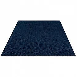 Hoogpolig vloerkleed - Pandora (blauw)