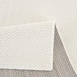 Hoogpolig vloerkleed - Pandora (wit)