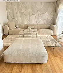 Hoogpolig vloerkleed - Tillie (offwhite)