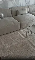 Hoogpolig vloerkleed - Tillie (offwhite)