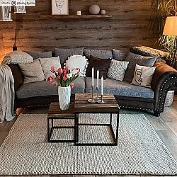 Wollen-vloerkleed - Avafors Wool Bubble (beige)