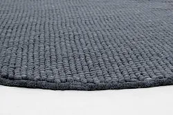 Ronde vloerkleden - Avafors (donker grijs)