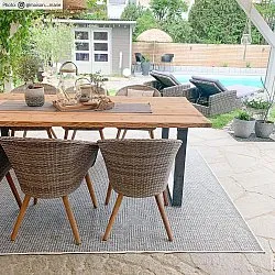 Vloerkleden voor binnen en buiten - Tromsø (zilver)