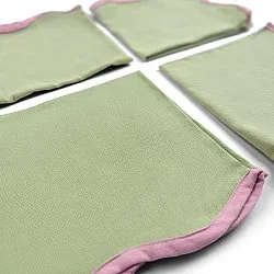 Servetten - Set van 4 stoffen servetten Yrsa (groente)