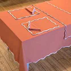 Servetten - Set van 4 stoffen servetten Yrsa (Roest)