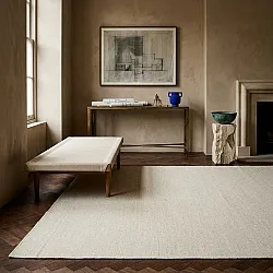Wollen-vloerkleed - Charonne Flat Handloom Wool Premium (room)