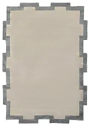 Wollen-vloerkleed - Agra Hand Tufted Wool Premium (grijs)