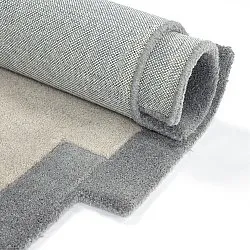 Wollen-vloerkleed - Agra Hand Tufted Wool Premium (grijs)