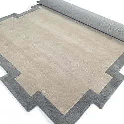 Wollen-vloerkleed - Agra Hand Tufted Wool Premium (grijs)