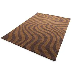 Wollen-vloerkleed - Aiz Hand Tufted Wool Premium (bruin)