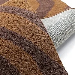 Wollen-vloerkleed - Aiz Hand Tufted Wool Premium (bruin)
