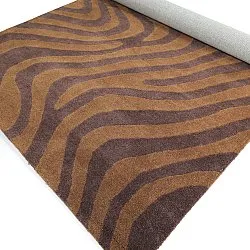 Wollen-vloerkleed - Aiz Hand Tufted Wool Premium (bruin)