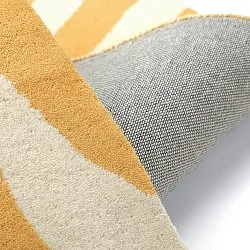 Wollen-vloerkleed - Aiz Hand Tufted Wool Premium (geel)