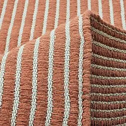 Wollen-vloerkleed - Arbil (terracotta/wit)