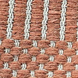 Wollen-vloerkleed - Arbil (terracotta/wit)