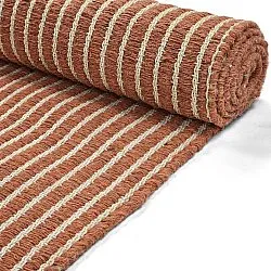 Wollen-vloerkleed - Arbil (terracotta/wit)