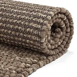 Wollen-vloerkleed - Avafors Wool Bubble (bruin/beige)