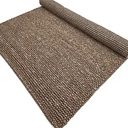 Wollen-vloerkleed - Avafors Wool Bubble (bruin/beige)