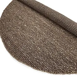 Rond vloerkleed - Avafors Wool Bubble (bruin/beige)