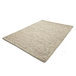 Wollen-vloerkleed - Avafors Wool Bubble (grijs/beige)