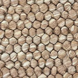 Wollen-vloerkleed - Avafors Wool Bubble (lichtbruin/wit)