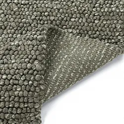 Wollen-vloerkleed - Avafors Wool Bubble (mosgroen/crème)