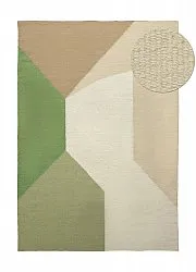 Wollen-vloerkleed - Aveiro (groen/multi)