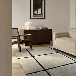 Hoogpolig vloerkleed - Bitola (beige)