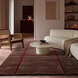Hoogpolig vloerkleed - Bitola (taupe)
