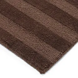 Wollen-vloerkleed - Brenta Handloom Wool Premium (bruin)