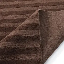 Wollen-vloerkleed - Brenta Handloom Wool Premium (bruin)