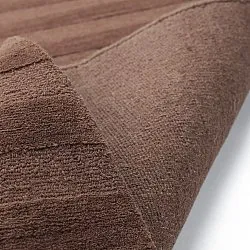 Wollen-vloerkleed - Brenta Handloom Wool Premium (bruin)