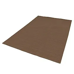 Wollen-vloerkleed - Charonne Flat Handloom Wool Premium (bruin)