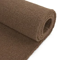 Wollen-vloerkleed - Charonne Flat Handloom Wool Premium (bruin)