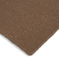 Wollen-vloerkleed - Charonne Flat Handloom Wool Premium (bruin)