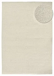 Wollen-vloerkleed - Charonne Flat Handloom Wool Premium (room)