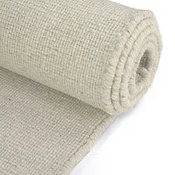 Wollen-vloerkleed - Charonne Flat Handloom Wool Premium (room)