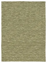 Wollen-vloerkleed - Charonne Flat Handloom Wool Premium (groente)