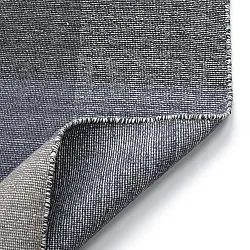 Wollen-vloerkleed - Chaves (blauw/grijs/wit)