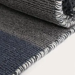 Wollen-vloerkleed - Chaves (blauw/grijs/wit)