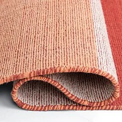 Wollen-vloerkleed - Chaves (rood/oranje)