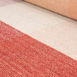 Wollen-vloerkleed - Chaves (rood/oranje)