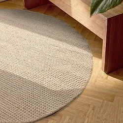 Rond vloerkleed - Coastal (beige)