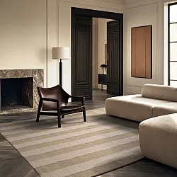 Wollen-vloerkleed - Covilha (room/beige/lichtgeel)