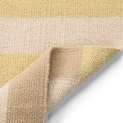 Wollen-vloerkleed - Covilha (room/beige/lichtgeel)