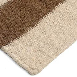 Wollen-vloerkleed - Covilha (room/oudroze/bruin)