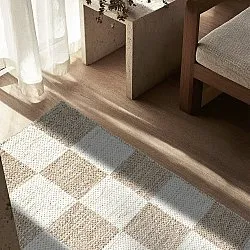 Wollen-vloerkleed - Dundee (beige/wit)